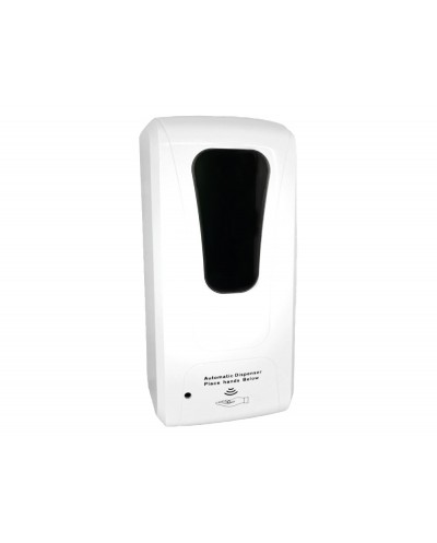 Dispensador para gel y jabon q connect automatico con sensor 1000 ml 13x115x27 cm color blanco