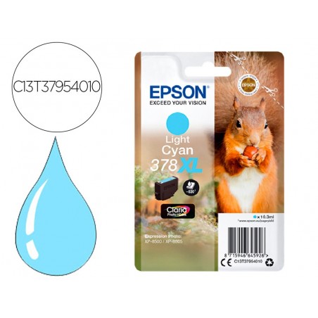 Ink jet epson 378 xl expression home xp 8605 8606 xp 15000 xp 8500 8505 cian claro 830 pag