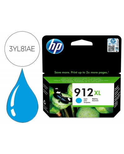Ink jet hp 912 xl officejet 8010 8020 8035 cian 825 pag