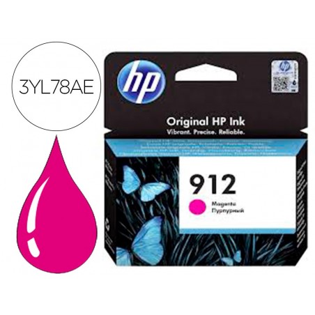 Ink jet hp 912 officejet 8010 8020 8035 magenta 315 pag