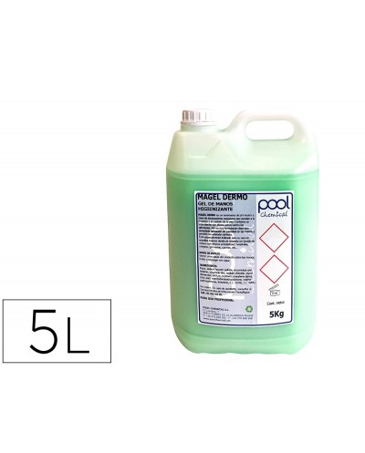 Limpiador jabon dahi para manos bactericida garrafa 5l