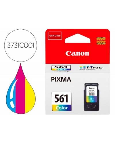 Ink jet canon 561 pixma ts5350 ts5351 ts5352 ts5353 180 pack amarillo cian magenta 180 paginas