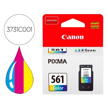 Ink jet canon 561 pixma ts5350 ts5351 ts5352 ts5353 180 pack amarillo cian magenta 180 paginas