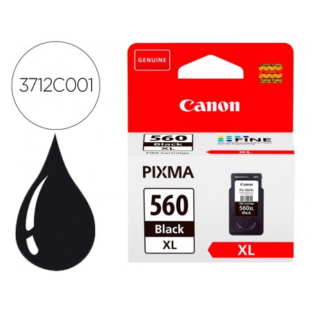 Ink jet canon 560 xl pixma ts5350 ts5351 ts5352 ts5353 negro 4000 paginas