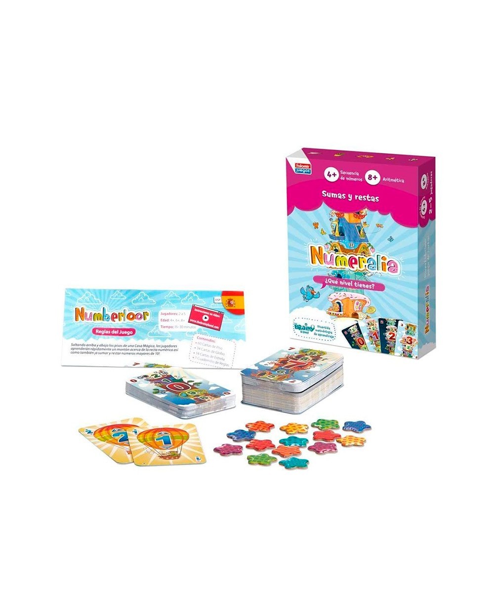 Juego educativo falomir numeralia sumas y restas