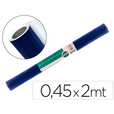 Rollo adhesivo liderpapel especial ante azul rollo de 045 x 2 mt