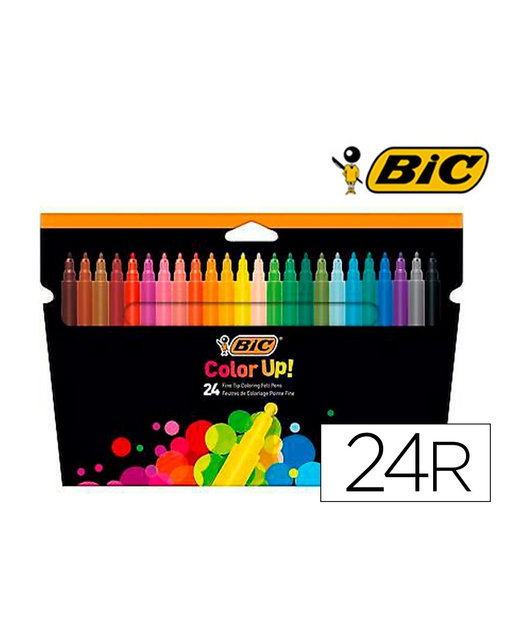 Rotulador bic color up estuche de 24 colores surtidos