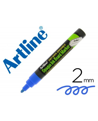 Rotulador artline pizarra epd 4 color azul opaque ink board punta redonda 2 mm
