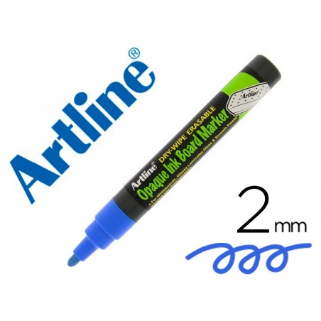 Rotulador artline pizarra epd 4 color azul opaque ink board punta redonda 2 mm