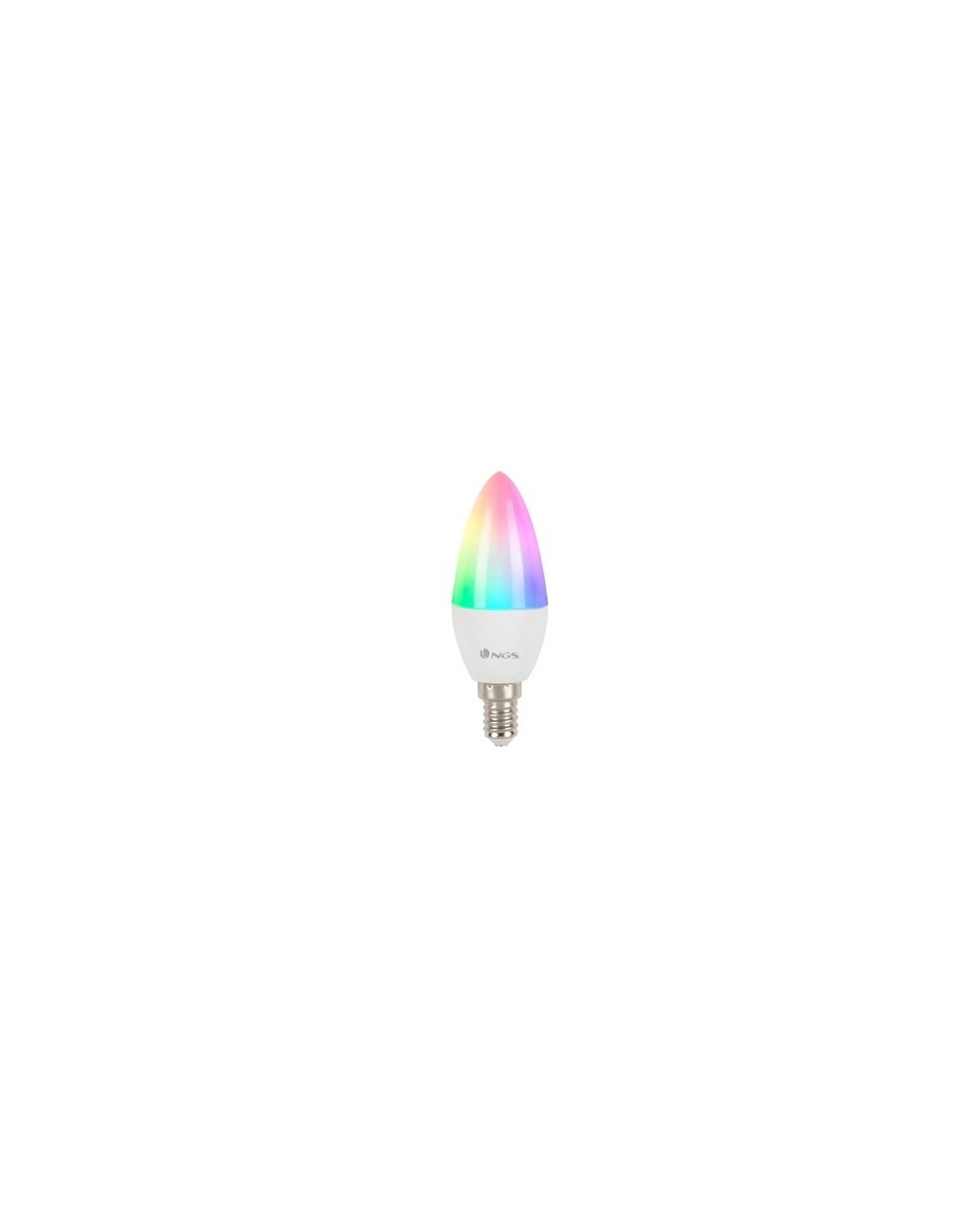 Bombilla ngs smart wifi led bulb gleam 514c halogena colores 5w 500 lumenes e14 regulable en intesidad