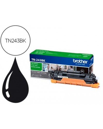 Toner brother tn243bk dcp l3510cdw hl l3270cdw mfc l3710cw negro 1000 paginas