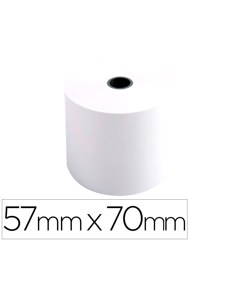 Rollo sumadora exacompta electro offset 57 mm x 70 mm 60 g m2