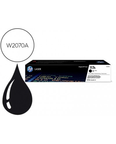 Toner hp 117a laser color 150a 150nw 178nw 178nwg 179fnw negro 1000 paginas