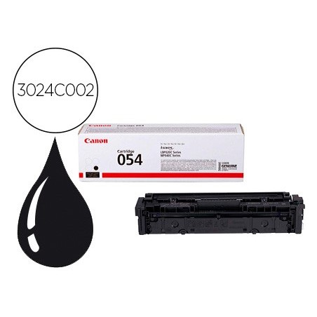 Toner canon 054 lbp622 mf641 i sensys lbp621 623 641 643 645 622 negro 1500 paginas