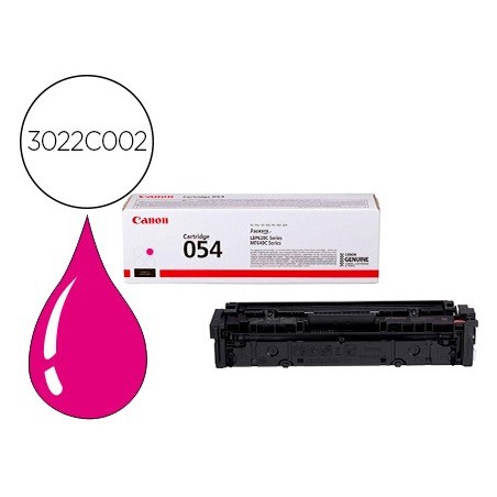 Toner canon 054 lbp622 mf641 i sensys lbp621 623 641 643 645 622 magenta 1200 paginas