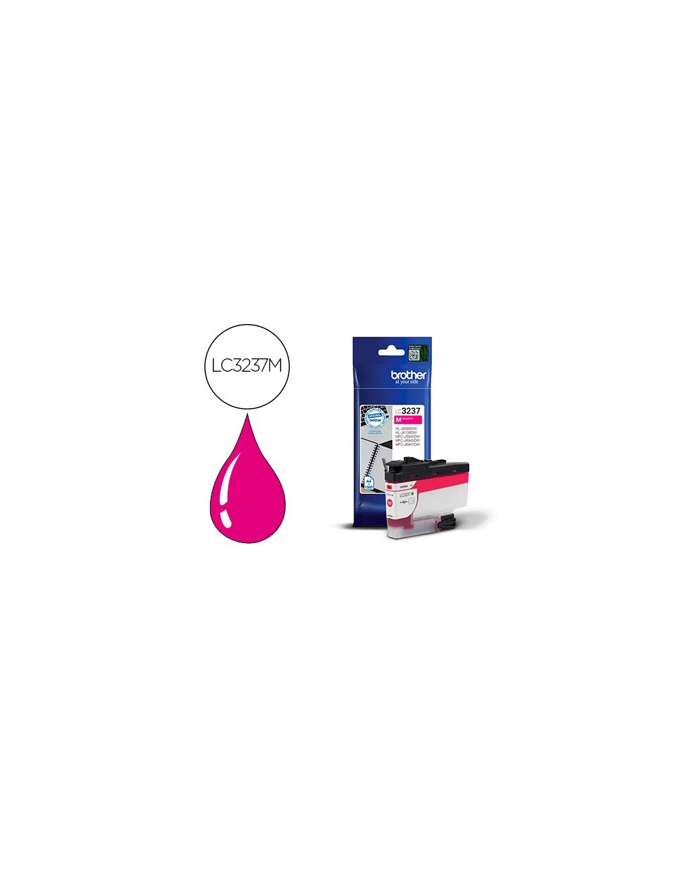 Ink jet brother lc3237 hl j6000dw hl j6100dw mfc j5945dw mfc j6945dw mfc j6947dw 1500 pag magenta