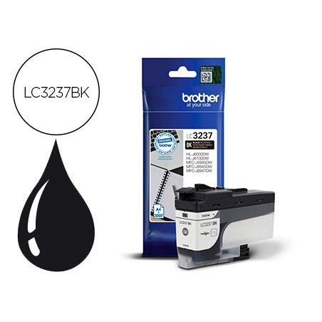 Ink jet brother lc3237 hl j6000dw hl j6100dw mfc j5945dw mfc j6945dw mfc j6947dw 3000 pag negro