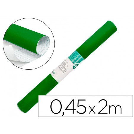 Rollo adhesivo liderpapel especial ante verde rollo de 045 x 2 mt