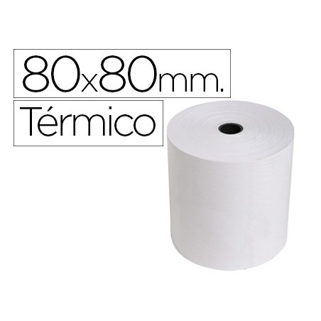 Rollo sumadora exacompta termico 80 mm x 80 mm 55 g m2 sin bisfenol a