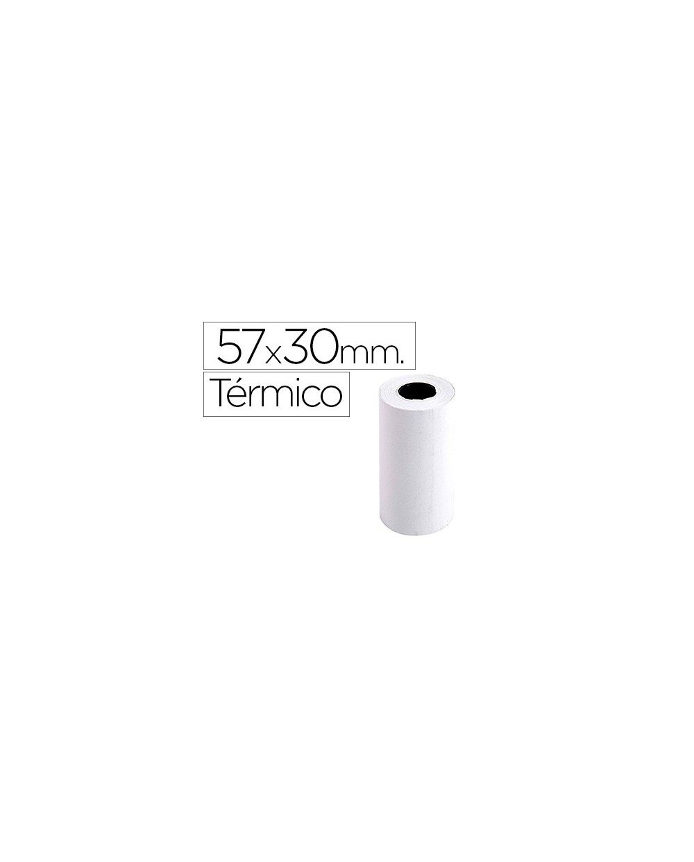 Rollo sumadora exacompta termico 57 mm x 30 mm 55 g m2 sin bisfenol a