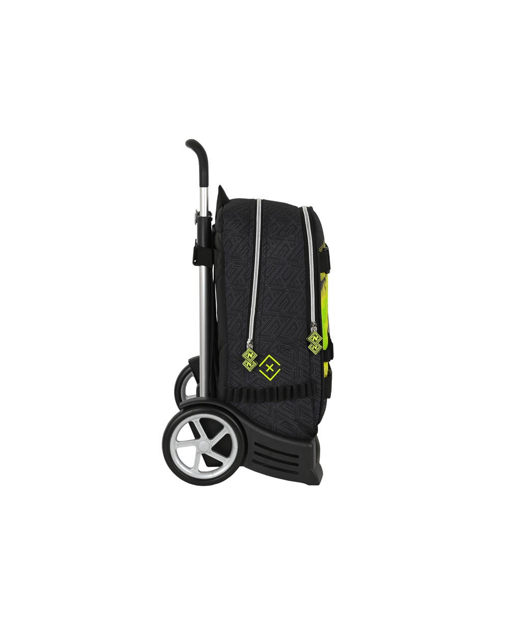 Cartera escolar safta con carro 310x170x440 mm nerf neon