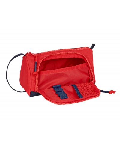 Bolso escolar safta portatodo con bolsillo desplegable vacio 200x85x110 mm seleccion espanola de futbol