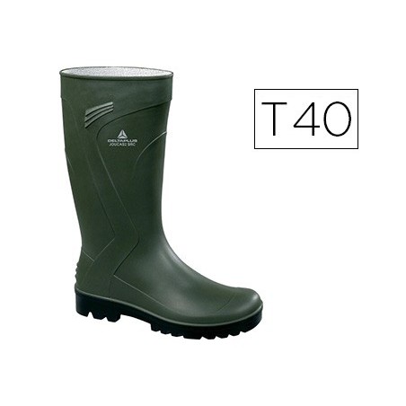 Bota deltaplus de seguridad jouca pvc verde suela de tacos talla 40