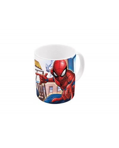 Taza grande safta escolar 325 ml 117x87x100 mm spider man great power