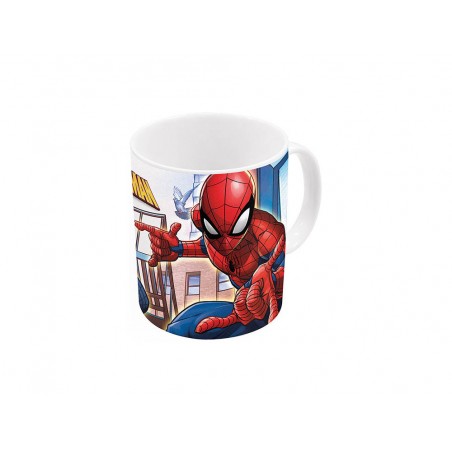 Taza grande safta escolar 325 ml 117x87x100 mm spider man great power