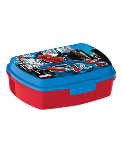 Sandwichera safta escolar 170x133x56 mm spider man great power