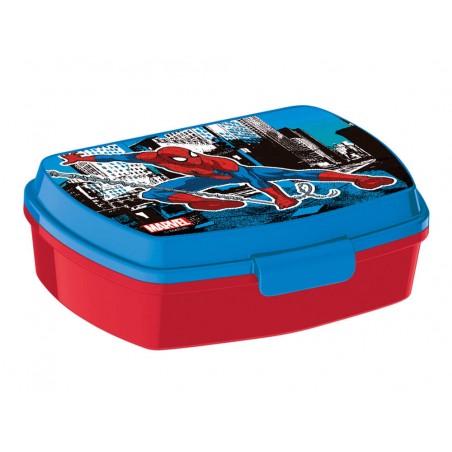 Sandwichera safta escolar 170x133x56 mm spider man great power