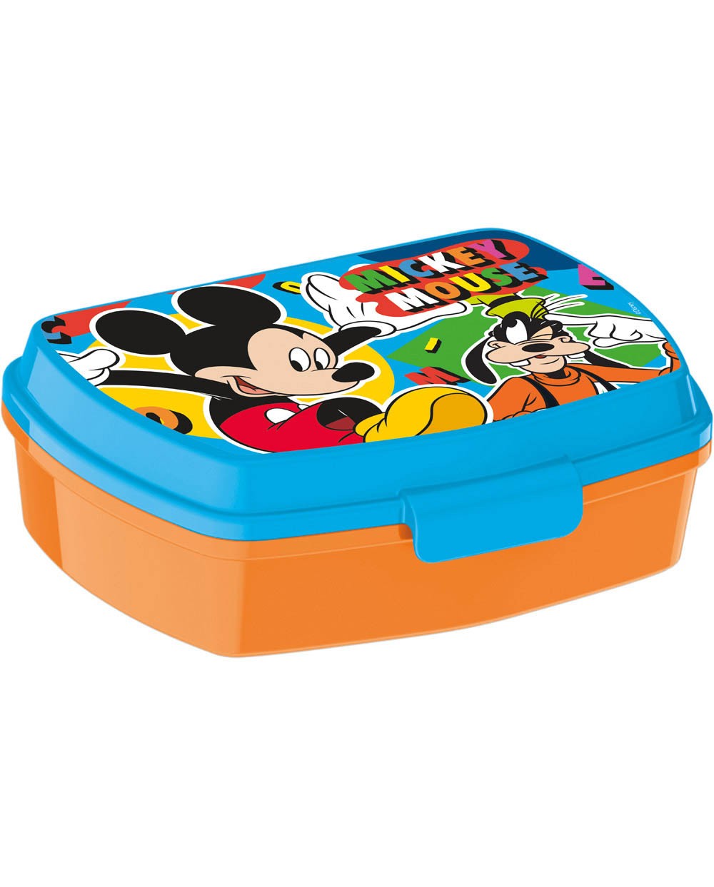 Sandwichera safta escolar 170x133x56 mm mickey mouse happy smiles