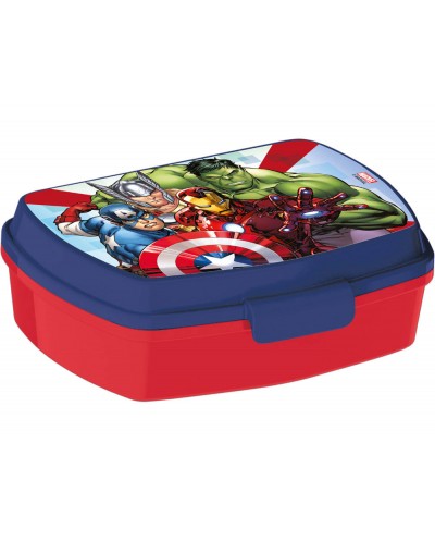 Sandwichera safta escolar 170x133x56 mm avengers infinity