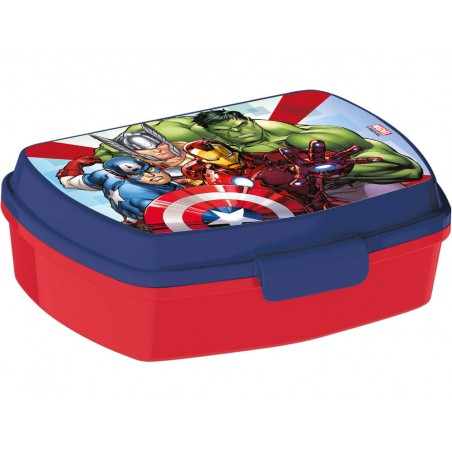 Sandwichera safta escolar 170x133x56 mm avengers infinity