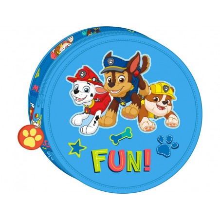 Plumier escolar safta con cremallera 18 piezas 210x35 mm paw patrol friendship