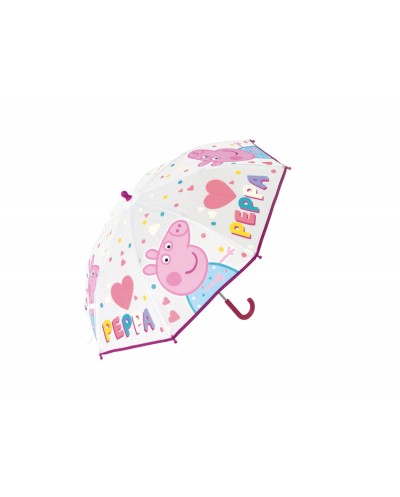 Paraguas escolar safta 43 cm peppa pig having fun