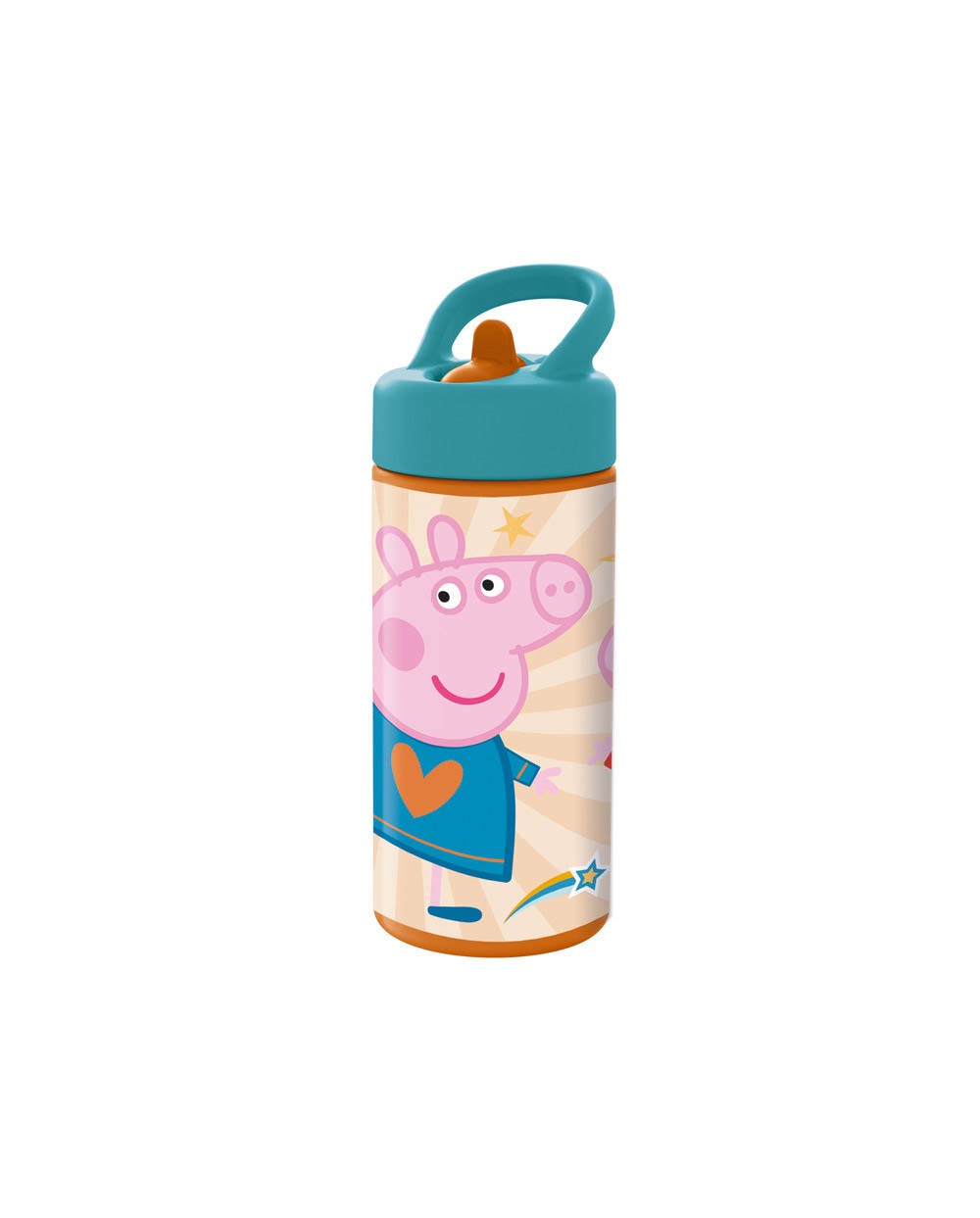 Botella escolar safta 410 ml 74x64x178 mm peppa pig having fun