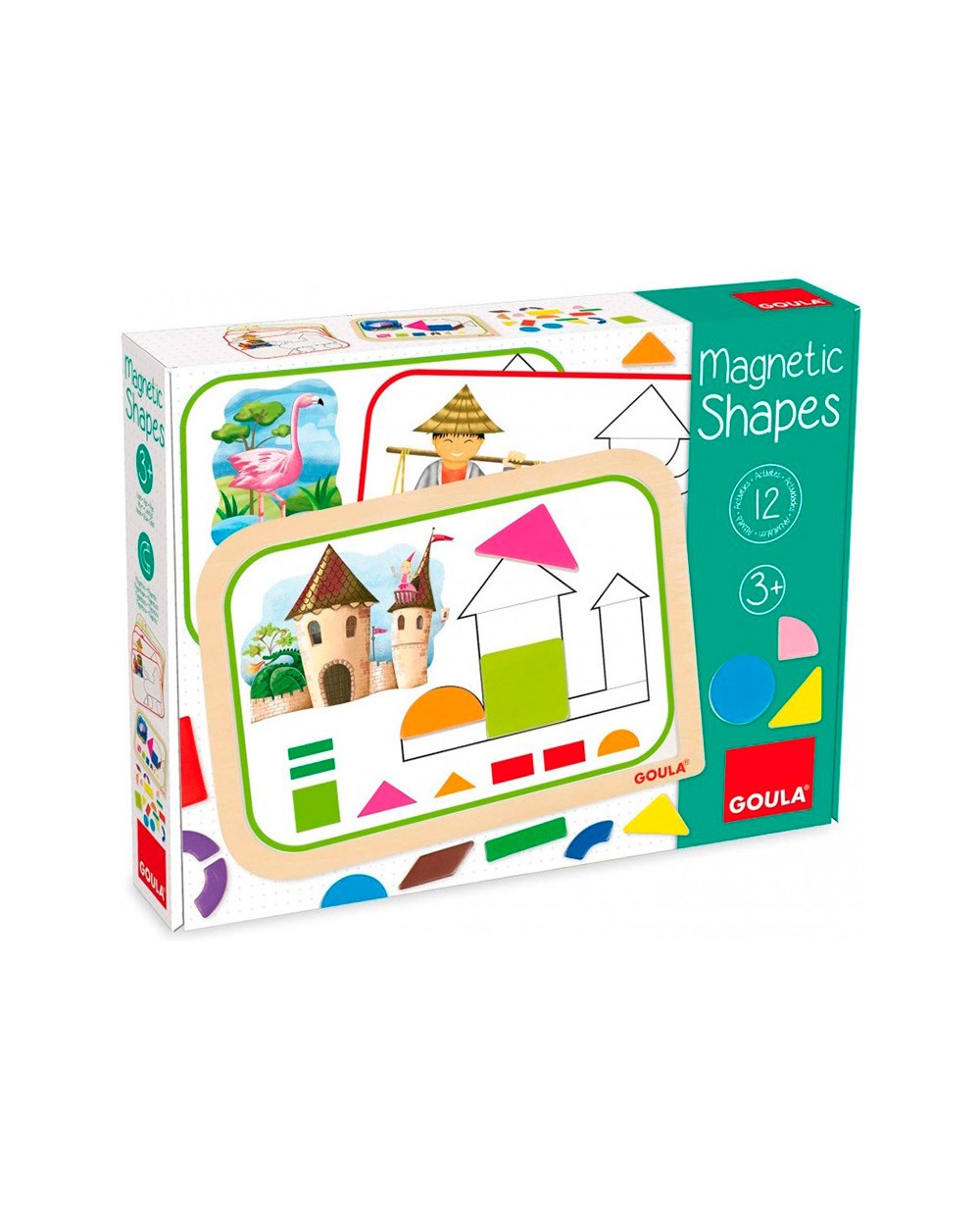 Juego goula didactico magnetic shapes