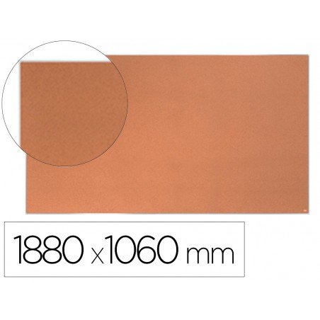 Tablero de anuncios nobo impression pro corcho formato panoramico 85 1880x1060 mm