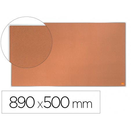 Tablero de anuncios nobo impression pro corcho formato panoramico 40 890x500 mm