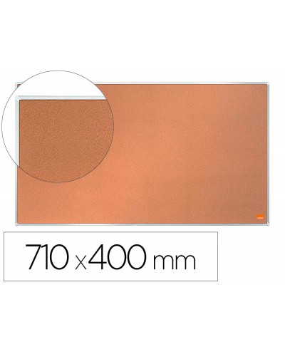 Tablero de anuncios nobo impression pro corcho formato panoramico 32 710x400 mm