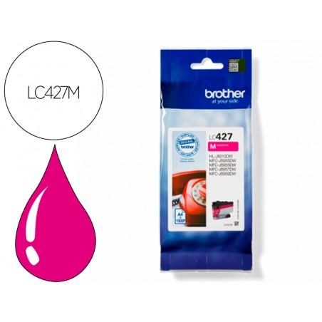 Ink jet brother lc427m mfcj5955dw 6955dw magenta 1500 paginas