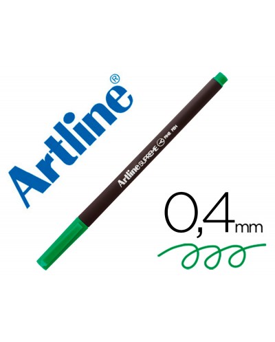 Rotulador artline supreme epfs200 fine liner punta de fibra verde manzana 04 mm