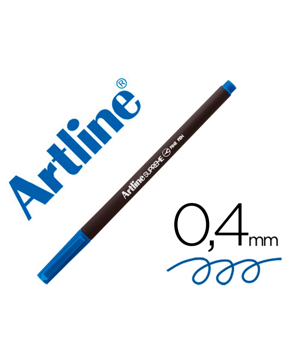 Rotulador artline supreme epfs200 fine liner punta de fibra azul ultramar 04 mm