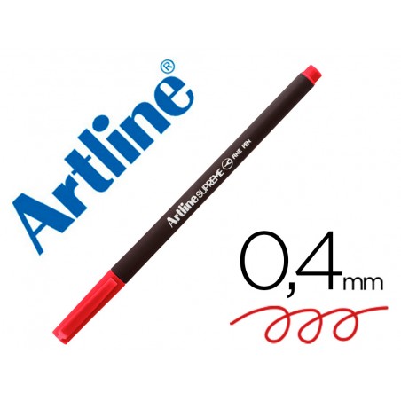 Rotulador artline supreme epfs200 fine liner punta de fibra rojo 04 mm
