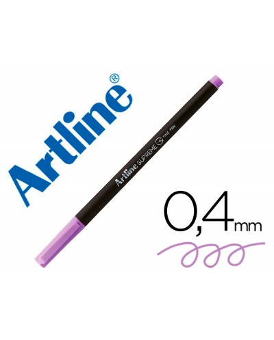 Rotulador artline supreme epfs200 fine liner punta de fibra purpura claro 04 mm