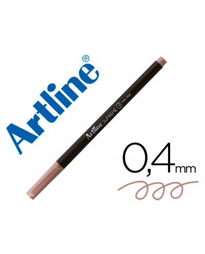 Rotulador artline supreme epfs200 fine liner punta de fibra marron claro 04 mm