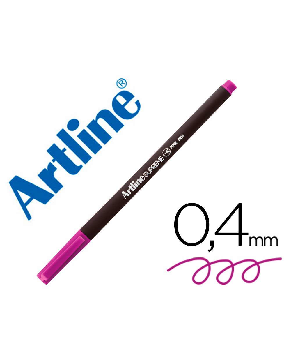 Rotulador artline supreme epfs200 fine liner punta de fibra magenta 04 mm
