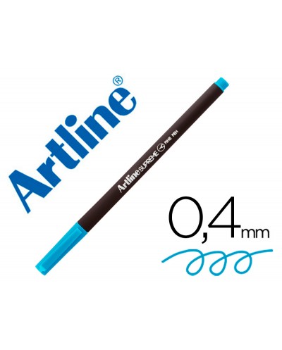 Rotulador artline supreme epfs200 fine liner punta de fibra azul claro 04 mm