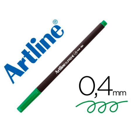 Rotulador artline supreme epfs200 fine liner punta de fibra verde 04 mm